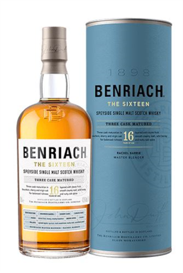 Image sur Benriach 16 Years Benriach The Sixteen Three Cask Matured 43° 0.7L